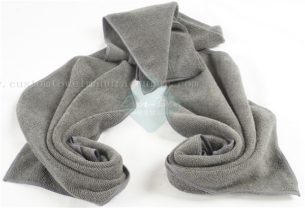 China Bulk custom industrial cleaning rags bulk wholesaler|Custom Grey Microfiber Quick Dry Small Tea Towel Supplier for Greece Italy Spain
